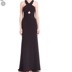 BCBG Black Salome Cutout gown